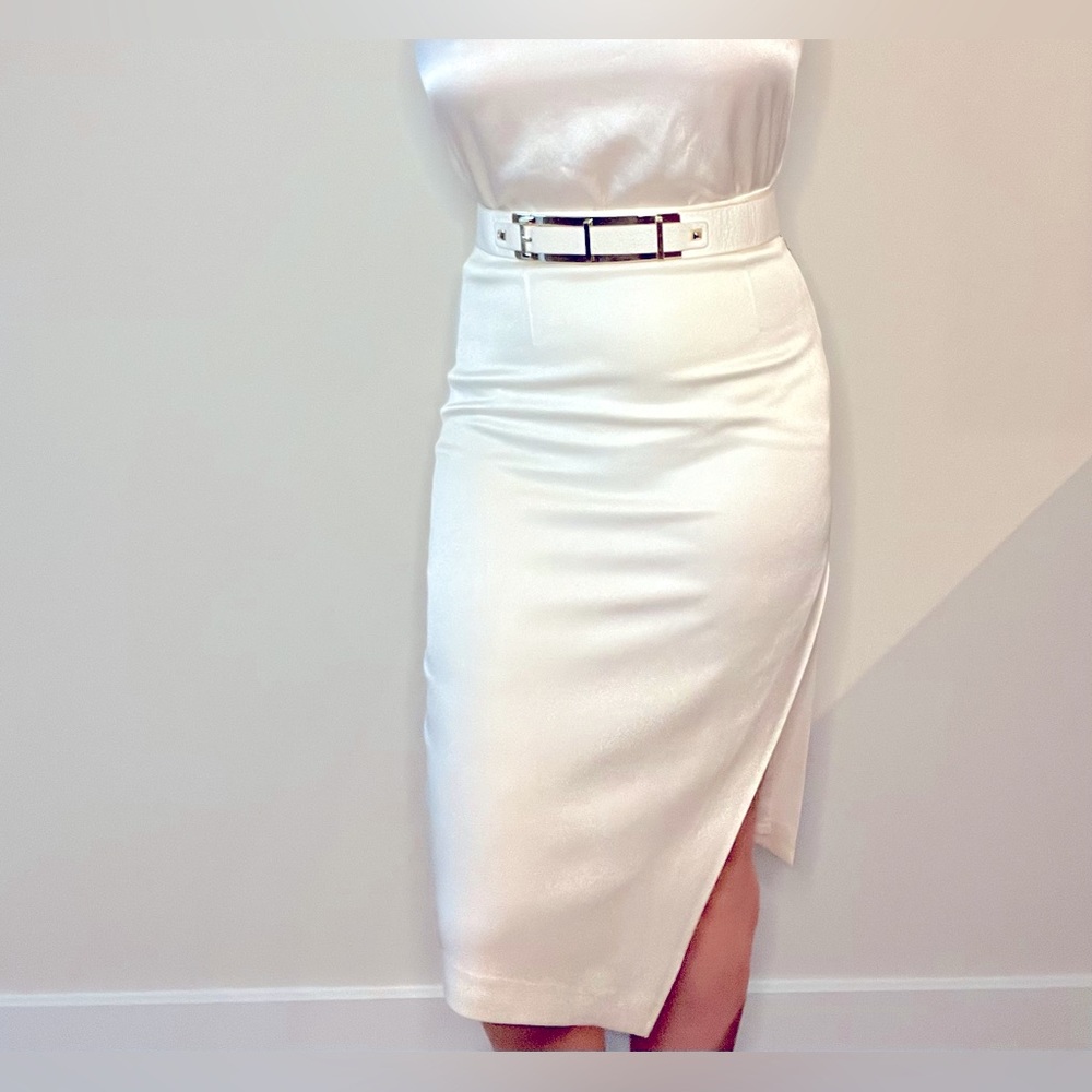 White Marciano skirt and top